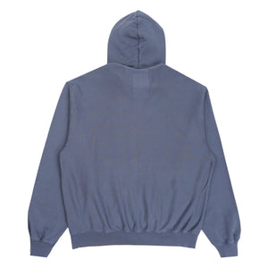 Lightweight Terry Zip Hoodie - Blue