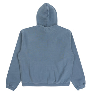 Faded Graphic Zip Hood - Washed Navy