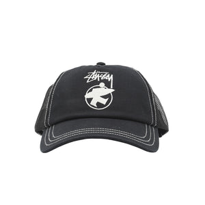 LP Beach Roots Trucker Cap - Black