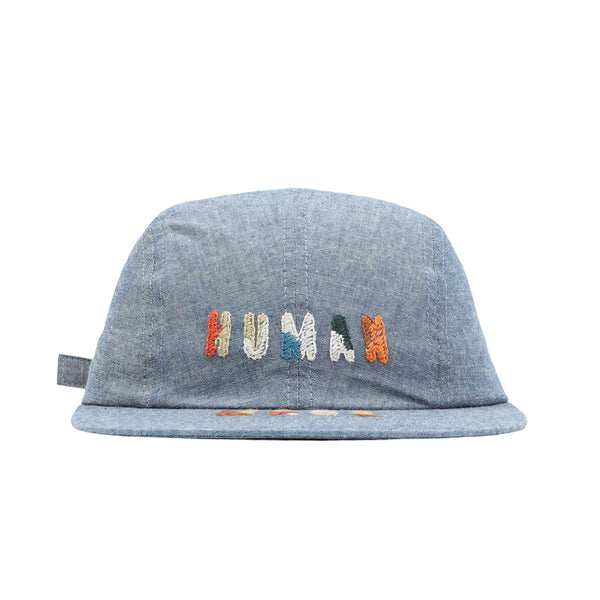 4 Panel Chambray Cap - Blue