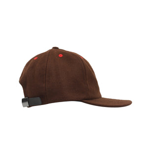 Flannel Classic Logohead 6 Panel Hat - Brown