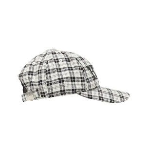 2Y Plaid 6-Panel Cap - Black