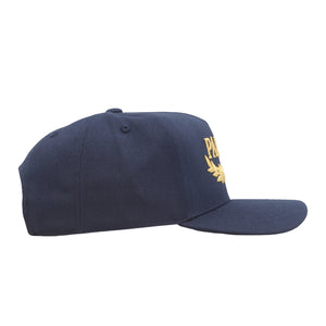 Laurel P Frame 5-Panel Snapback Navy