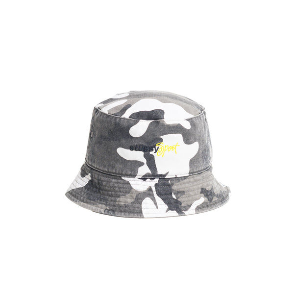 Stussy Sport Bucket Hat - Woodland Grey