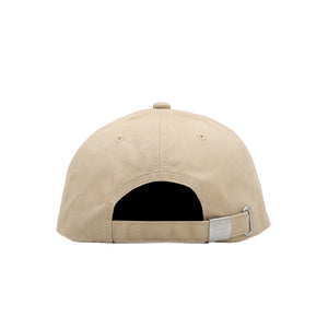 6 Panel Canvas Cap - Beige