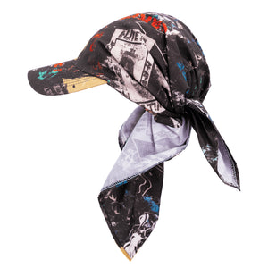 Rag Bandana Hat - Black