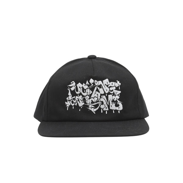 Liter 6 Panel Snapback - Black