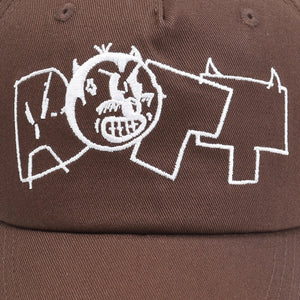 Pissed Off 5-Panel Cap - Brown