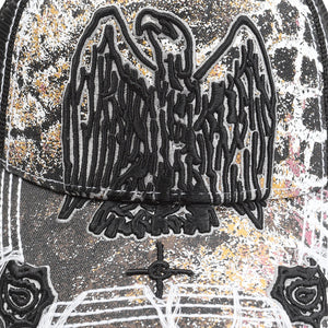 Eagle Trucker Hat - Black