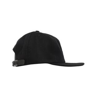 Flannel Logohead 6 Panel Hat - Black