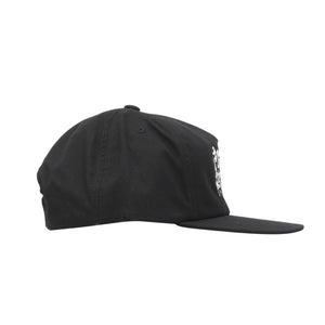 Liter 6 Panel Snapback - Black
