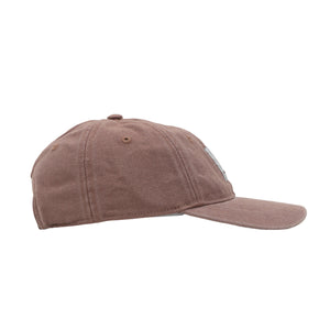 Canvas 6-Panel Cap-Bison/White stone washed
