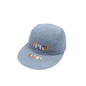 4 Panel Chambray Cap - Blue
