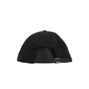 Flannel Logohead 6 Panel Hat - Black