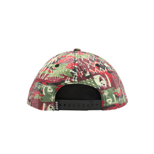 Camo Collage Hat - Red