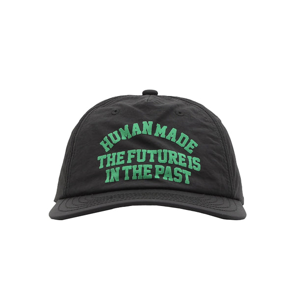 5 Panel Nylon Cap - Black