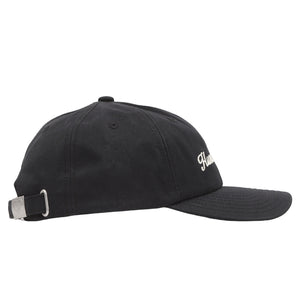 6 Panel Canvas Cap - Black