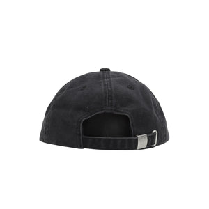 6 Panel Twill Cap - Black