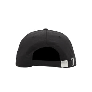 5 Panel Nylon Cap - Black