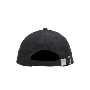6 Panel Canvas Cap - Black
