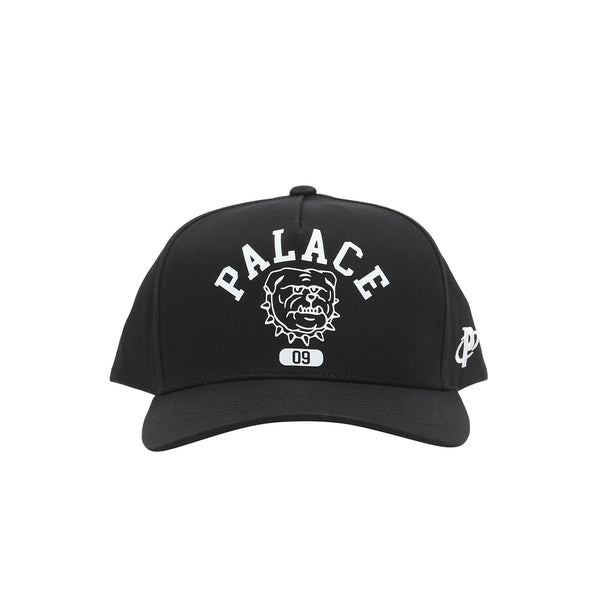Bulldog P Frame 5-Panel Snapback - Black