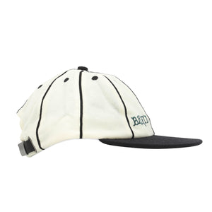 Wool Flannel 8 Panel Hat - Natural