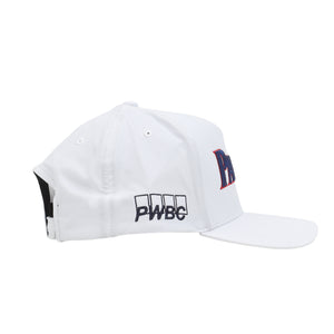 Golf P-Frame 5-Panel Snapback - White