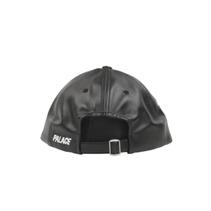 Faux Leather P 6-Panel - Black