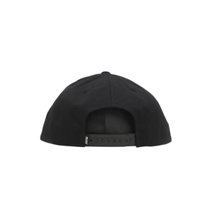 Bulldog P Frame 5-Panel Snapback - Black