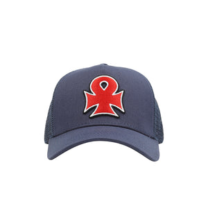 Iron Ankh Hat - Navy