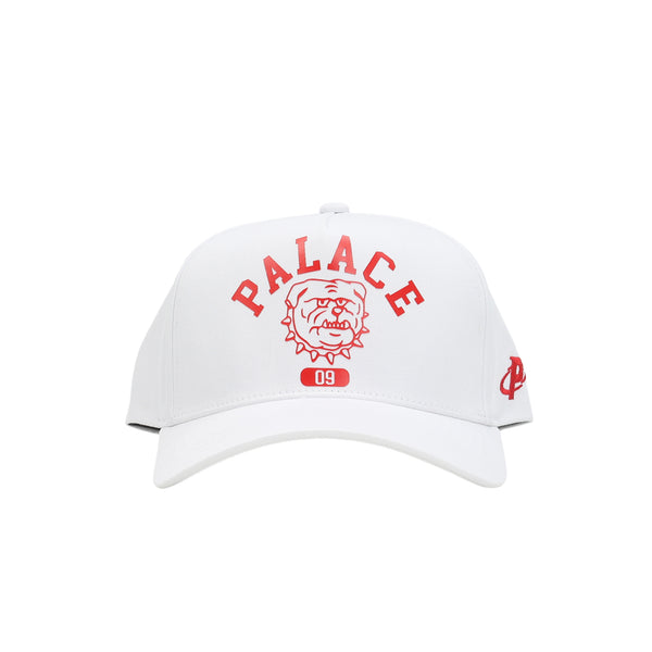 Bulldog P Frame 5-Panel Snapback - White