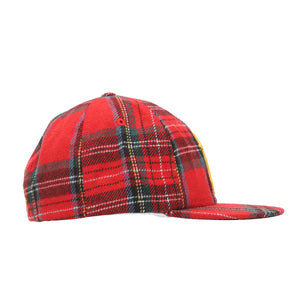 Plaid Cap - Red