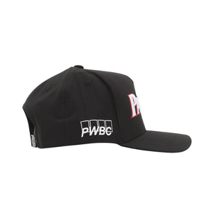 Golf P-Frame 5-Panel Snapback - Black