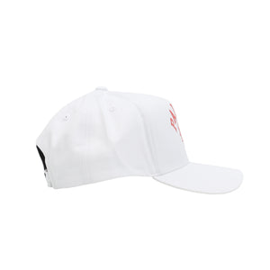 Bulldog P Frame 5-Panel Snapback - White
