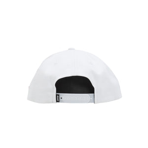 Bulldog P Frame 5-Panel Snapback - White