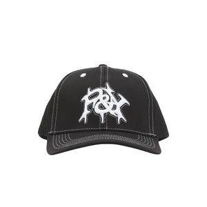 Contrast Baseball Cap - Black