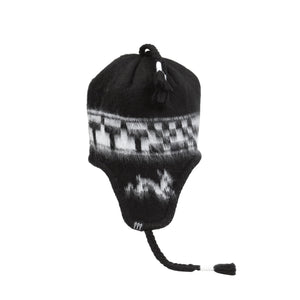 Snow Beanie - Black/White