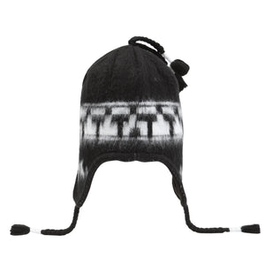 Snow Beanie - Black/White