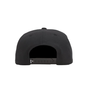 Laurel P Frame 5-Panel Snapback Black