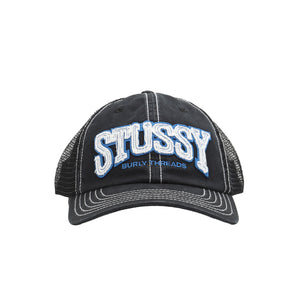 Md Burly Threads Trucker - Black
