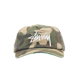 Big Stock Mid Depth Cap - Camo