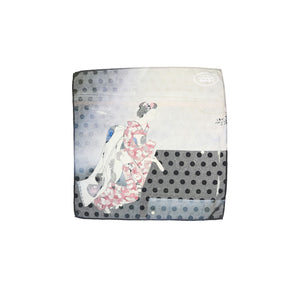 1/8th Scarf - Pong Echoes Pink