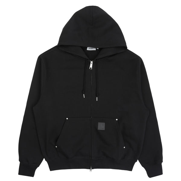 Hooded Eldon Sweat Jacket - Black
