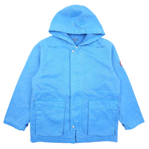 Overdye Hood Jacket  - Blue