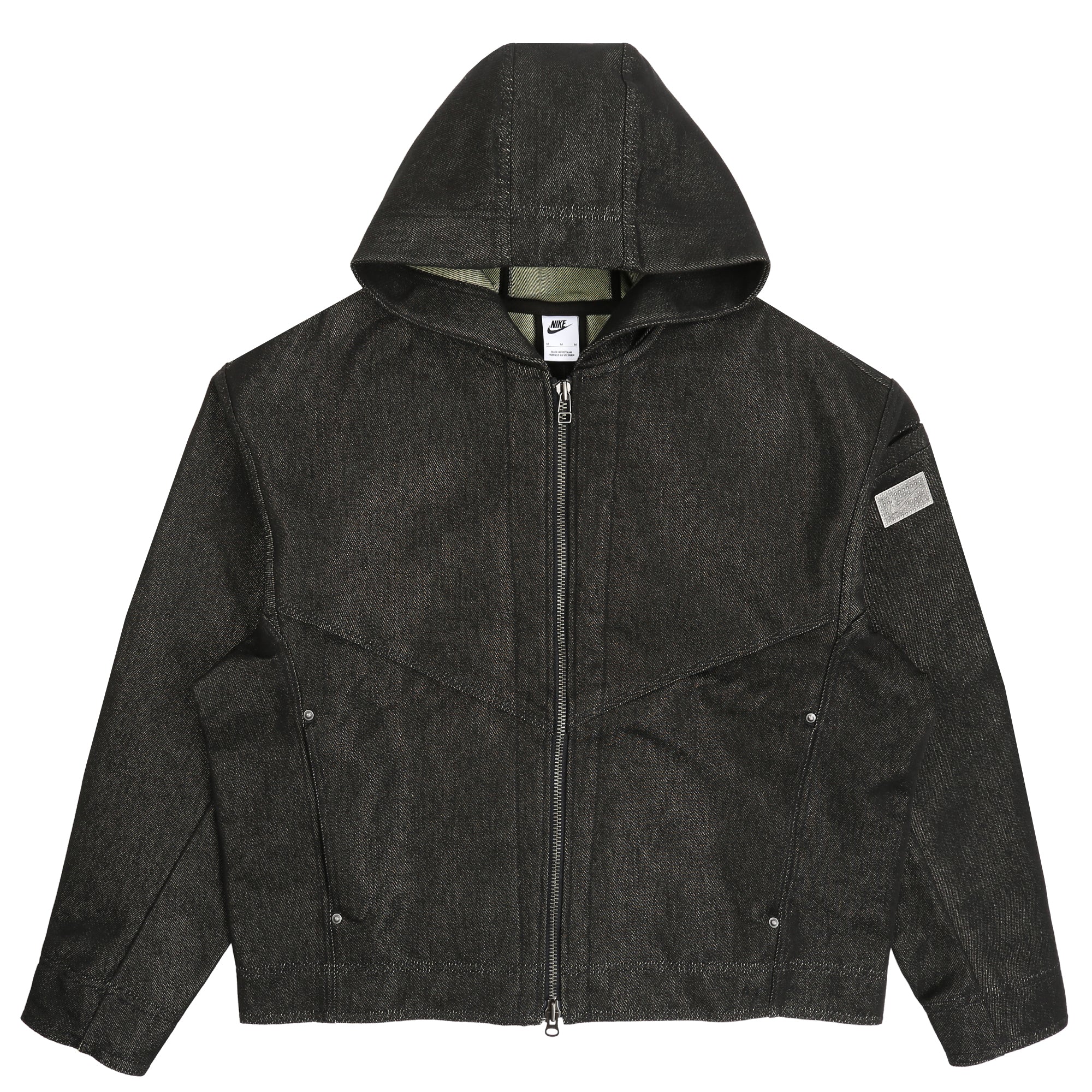 XT Denim Jacket - Black/Antique Silver – Supply Store XT Denim Jacket - Black/Antique Silver – Supply Store