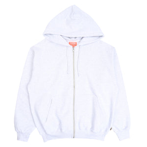 Basic Zip Up Hoodie - Grey