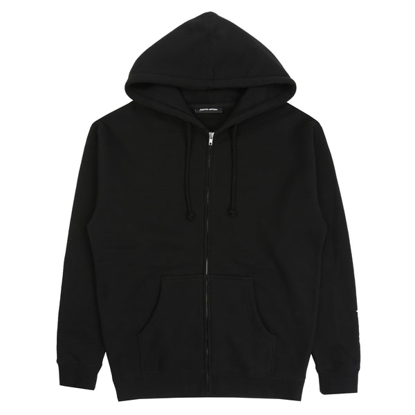 Sad Madness Zip Up Hoodie - Black