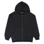 Contrast Stitch Hoodie - Black