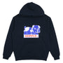 Beware Hooded Sweatshirt - Vintage Navy