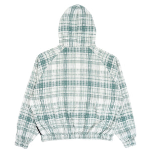 Heavy Check Zip Hoodie - Green
